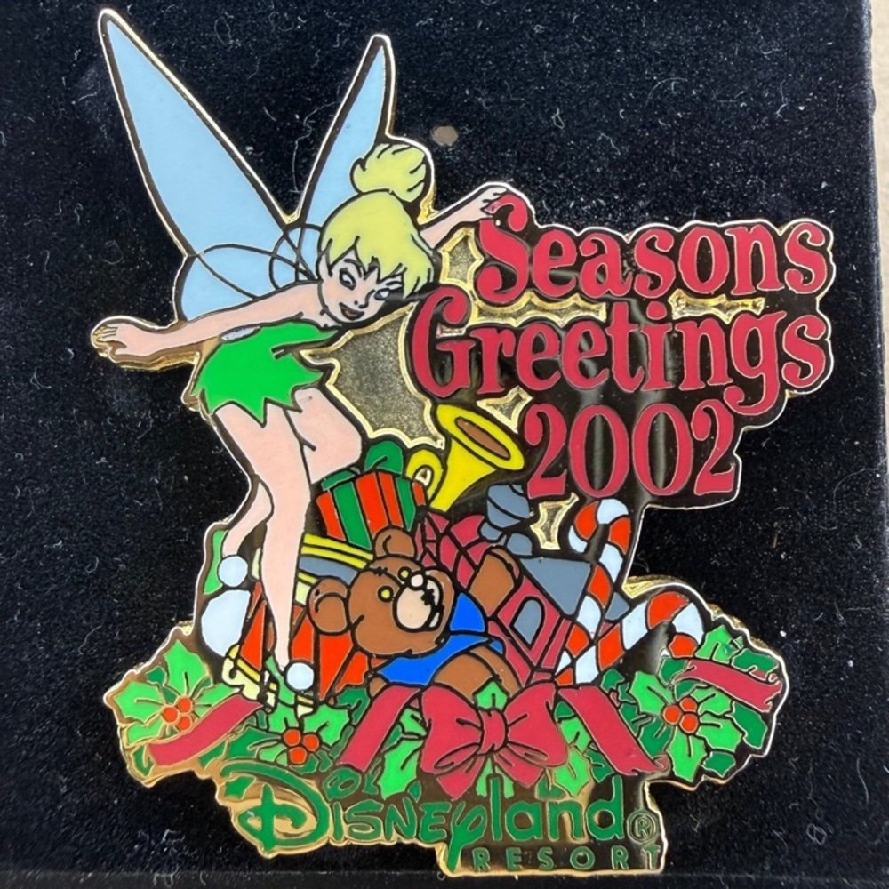 Disney Parks Peter Pan tinker bell seasons greetings 2002 LE 3500 pin